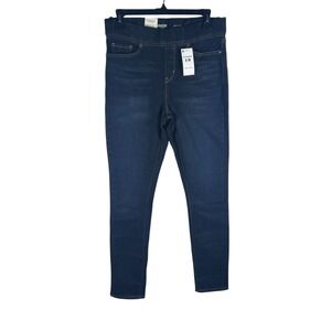Signature by Levi Strauss & Co‎ Pull On Jeggings Dark Wash Denim Women Sz 8M NEW